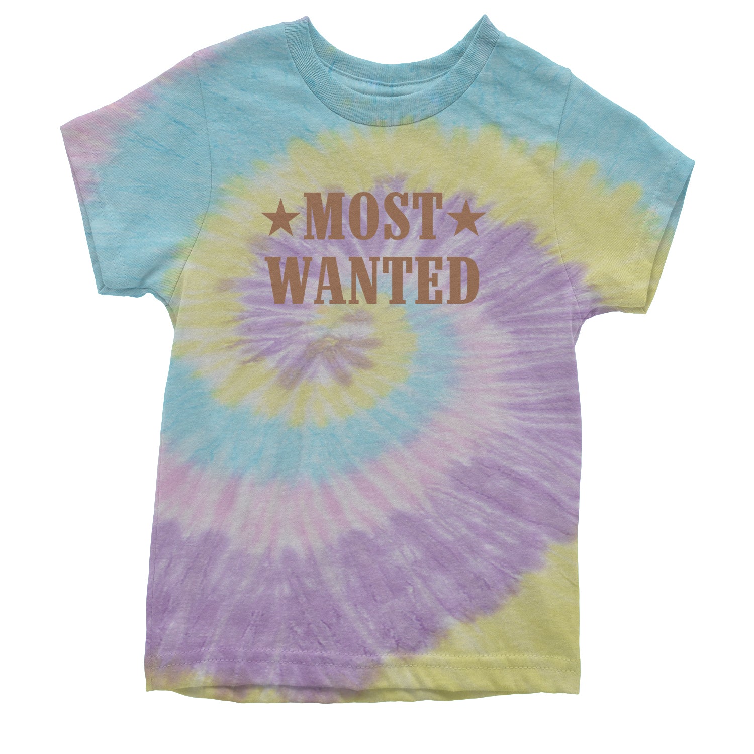 Most Wanted Cowboy Youth T-shirt Tie-Dye Jellybean