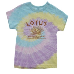 Lotus Hotel and Casino Youth T-shirt Tie-Dye Jellybean