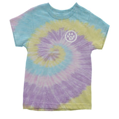 TLC To Love a Canine Dog Rescue White Youth T-shirt Tie-Dye Jellybean