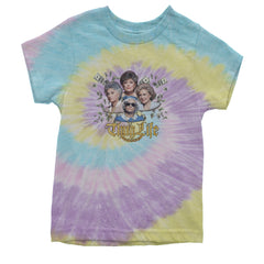 Golden Chain Thug Life Girls Youth T-shirt Tie-Dye Jellybean