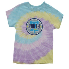 Philly Pride Liberty Bell Youth T-shirt Tie-Dye Jellybean