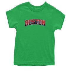 Boston City Pride Skyline Youth T-shirt Kelly Green