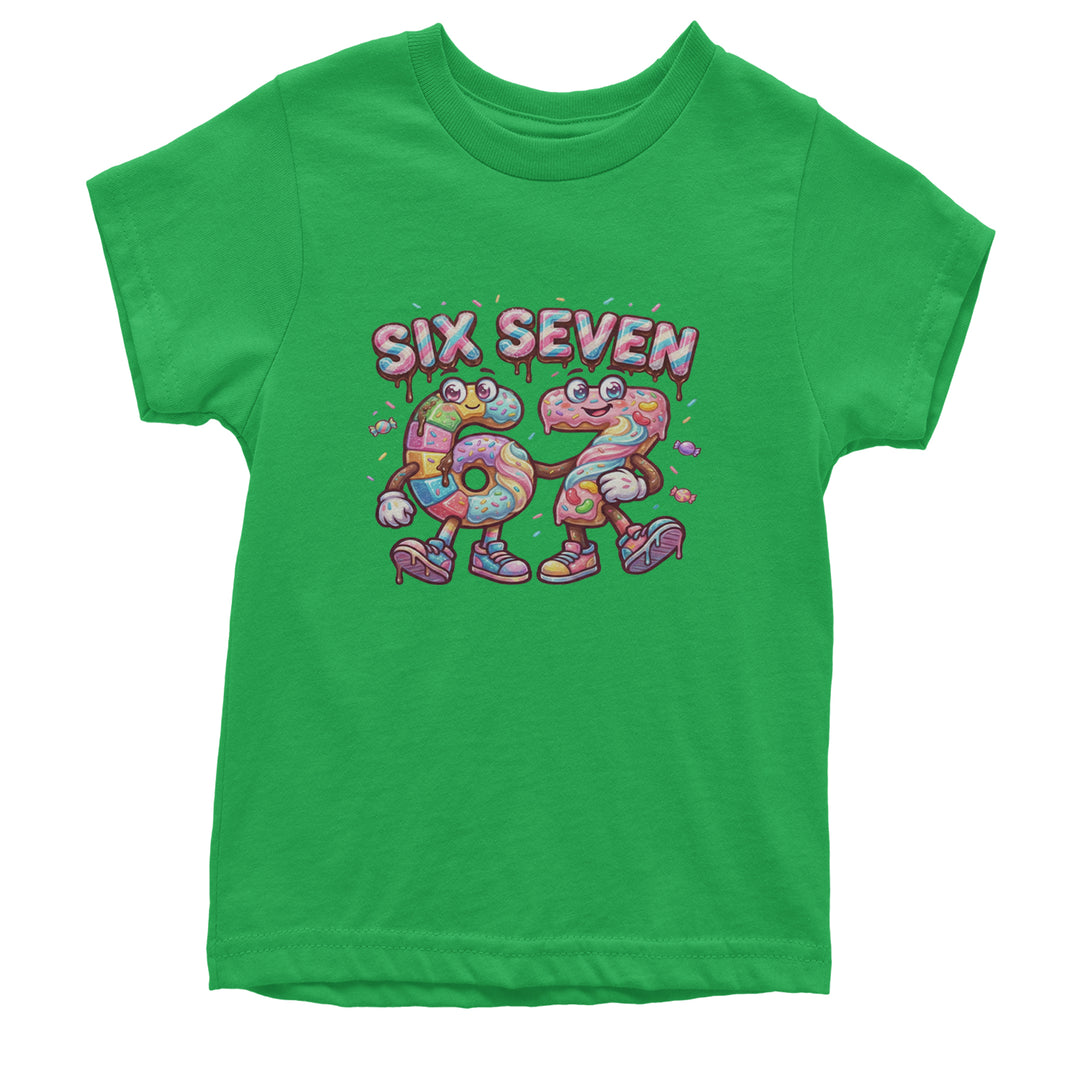 67 Candy Swirl Meme Youth T-shirt Kelly Green