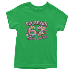 67 Candy Swirl Meme Youth T-shirt Kelly Green