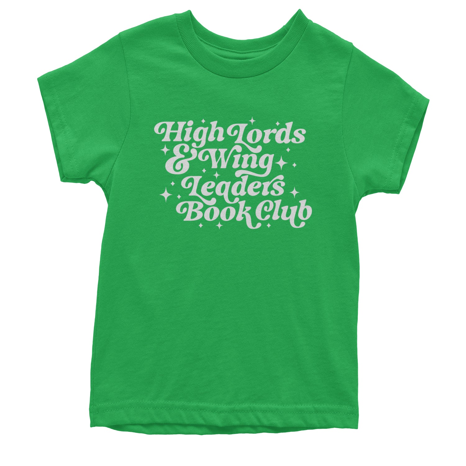 High Lords and Wingleaders Club Romantasy Youth T-shirt Kelly Green