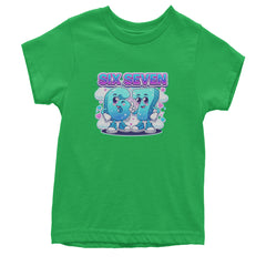 67 Six Seven Meme Kawaii Cloud Youth T-shirt Kelly Green