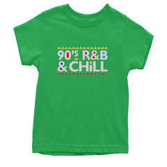 90s R&B and Chill Retro Throwback Youth T-shirt Kelly Green