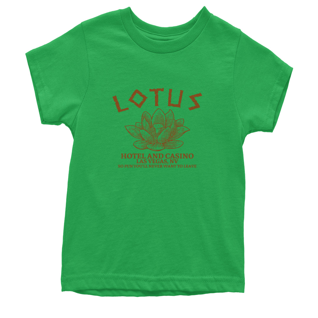 Lotus Hotel and Casino Youth T-shirt Kelly Green