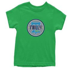 Philly Pride Liberty Bell Youth T-shirt Kelly Green