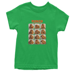 Punch Play Hard Love Harder Youth T-shirt Kelly Green