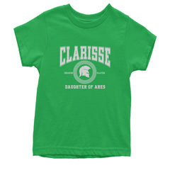 Clarisse Daughter of Ares Battle Ready Youth T-shirt Kelly Green