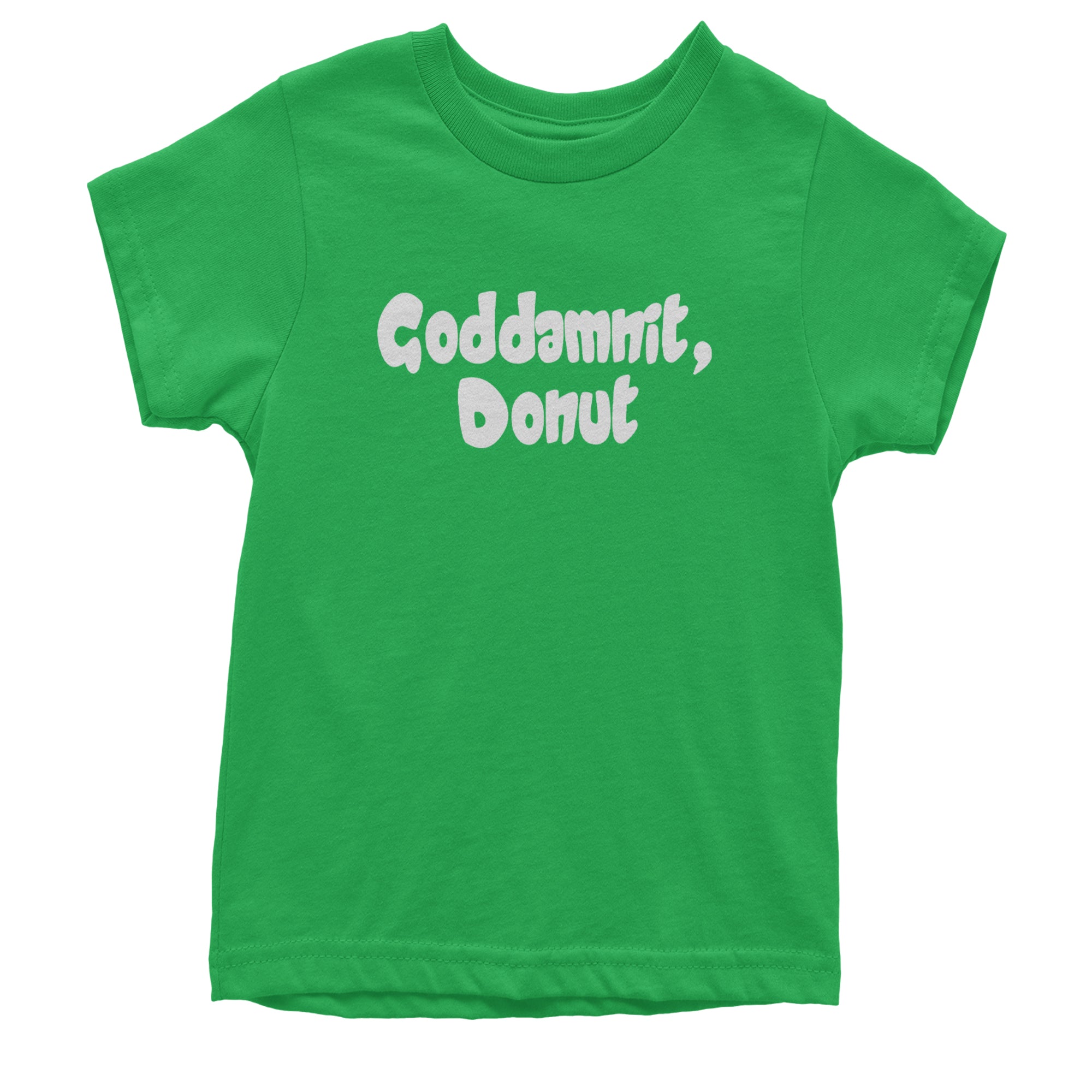 Godd-mnit, Donut Carl Youth T-shirt Kelly Green