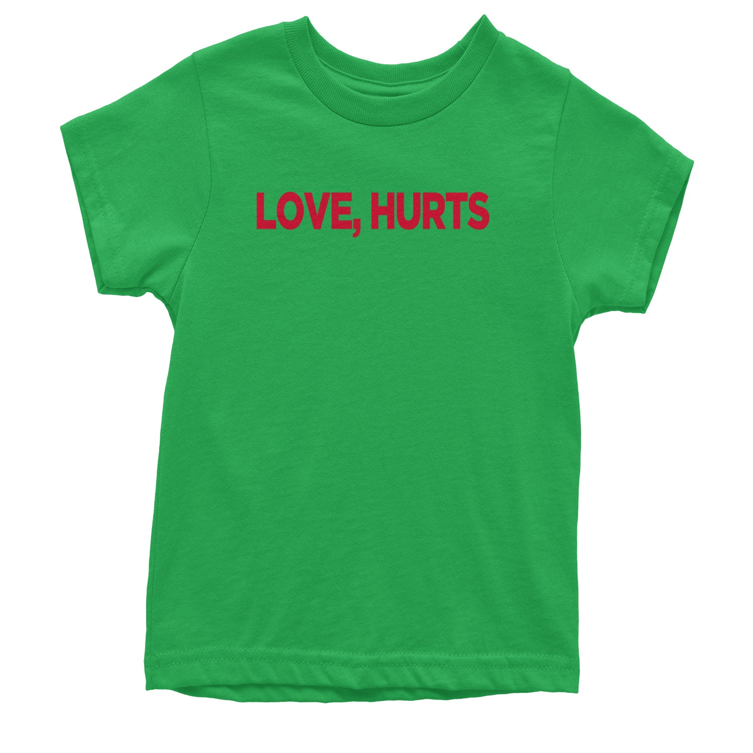 Love Hurts Youth T-shirt Kelly Green