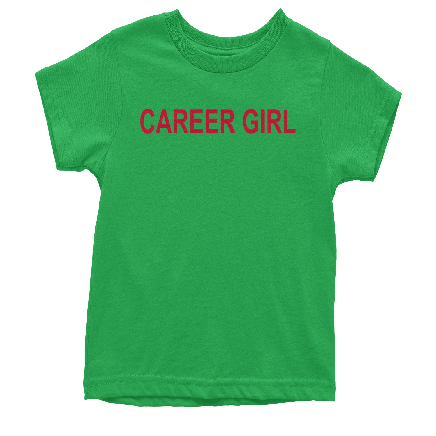 Career Girl Trendsetter Statement Youth T-shirt Kelly Green