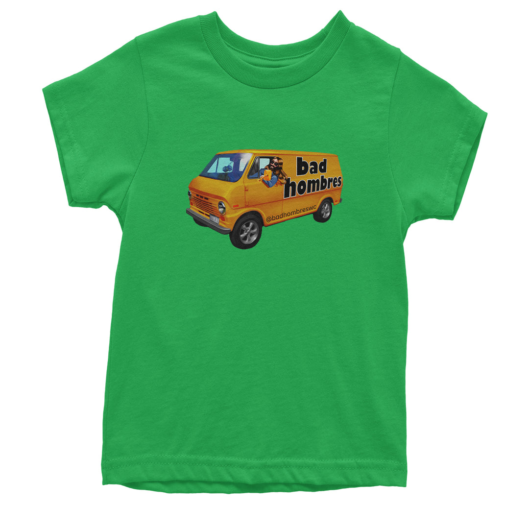 Bad Hombres Van West Chester Band Youth T-shirt Kelly Green