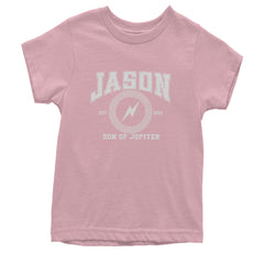 Jason Son of Jupiter Storm Bringer Youth T-shirt Light Pink