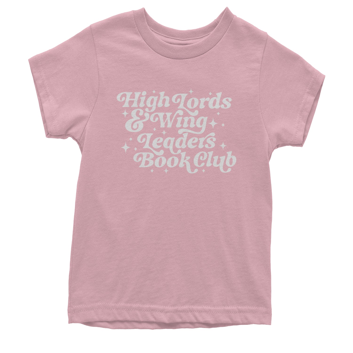 High Lords and Wingleaders Club Romantasy Youth T-shirt Light Pink