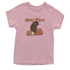 Punch Stay Kind Macaque Youth T-shirt Light Pink