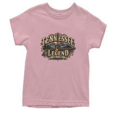 Tennessee Legend Country Music Dolly Youth T-shirt Light Pink