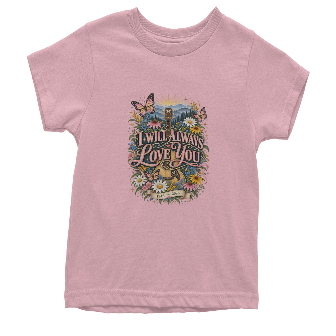 I Will Always Love You Dolly Youth T-shirt Light Pink