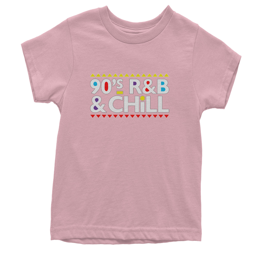 90s R&B and Chill Retro Throwback Youth T-shirt Light Pink