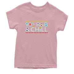 90s R&B and Chill Retro Throwback Youth T-shirt Light Pink