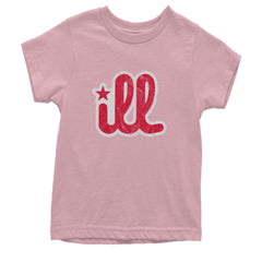 ILL Vintage It's A Philly Thing Youth T-shirt Light Pink