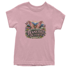 Forever Our Tennessee Butterfly Dolly Youth T-shirt Light Pink