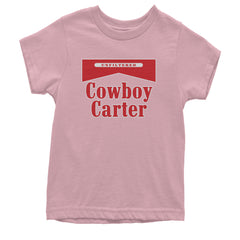 Cowboy Karter Country Act Two Youth T-shirt Light Pink