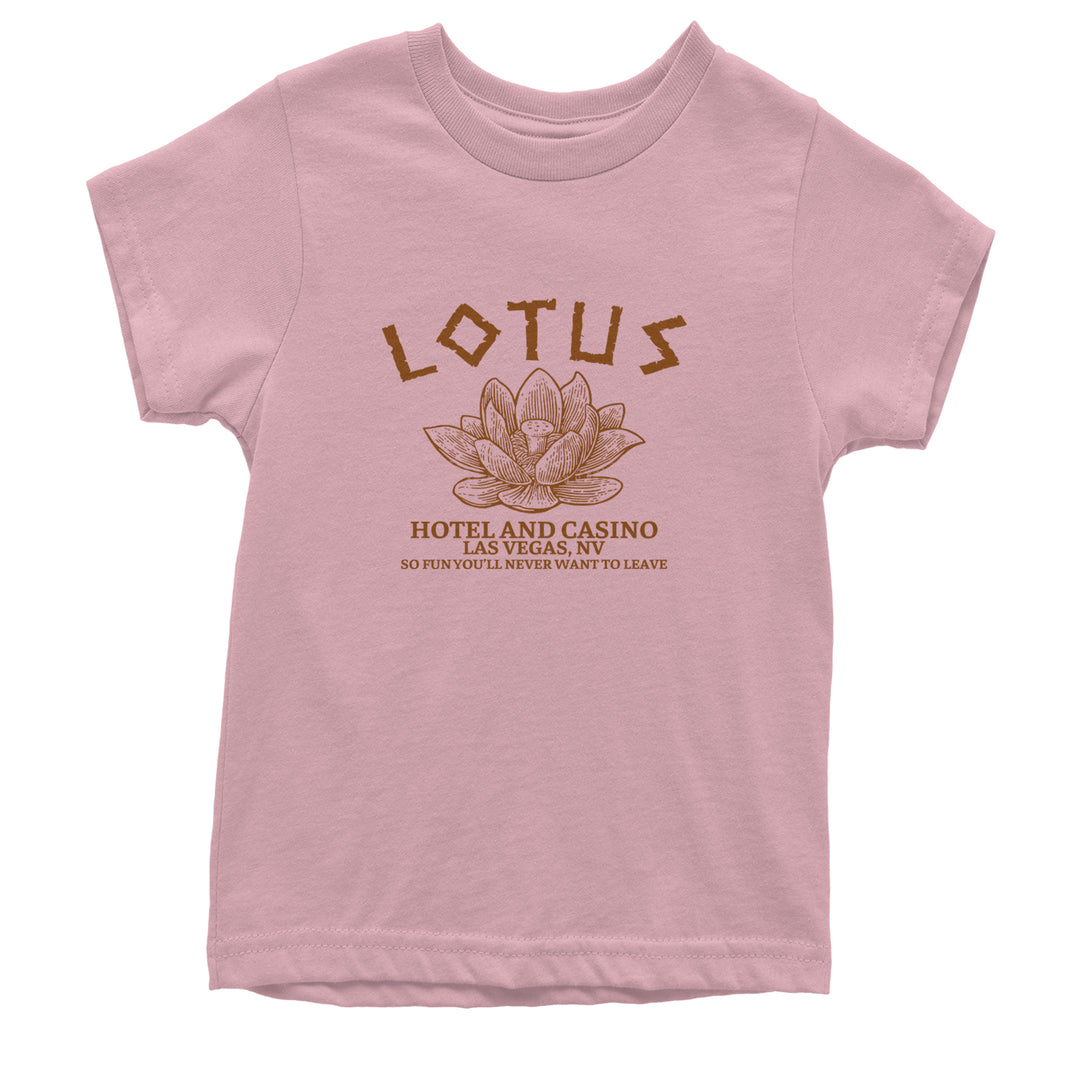 Lotus Hotel and Casino Youth T-shirt Light Pink