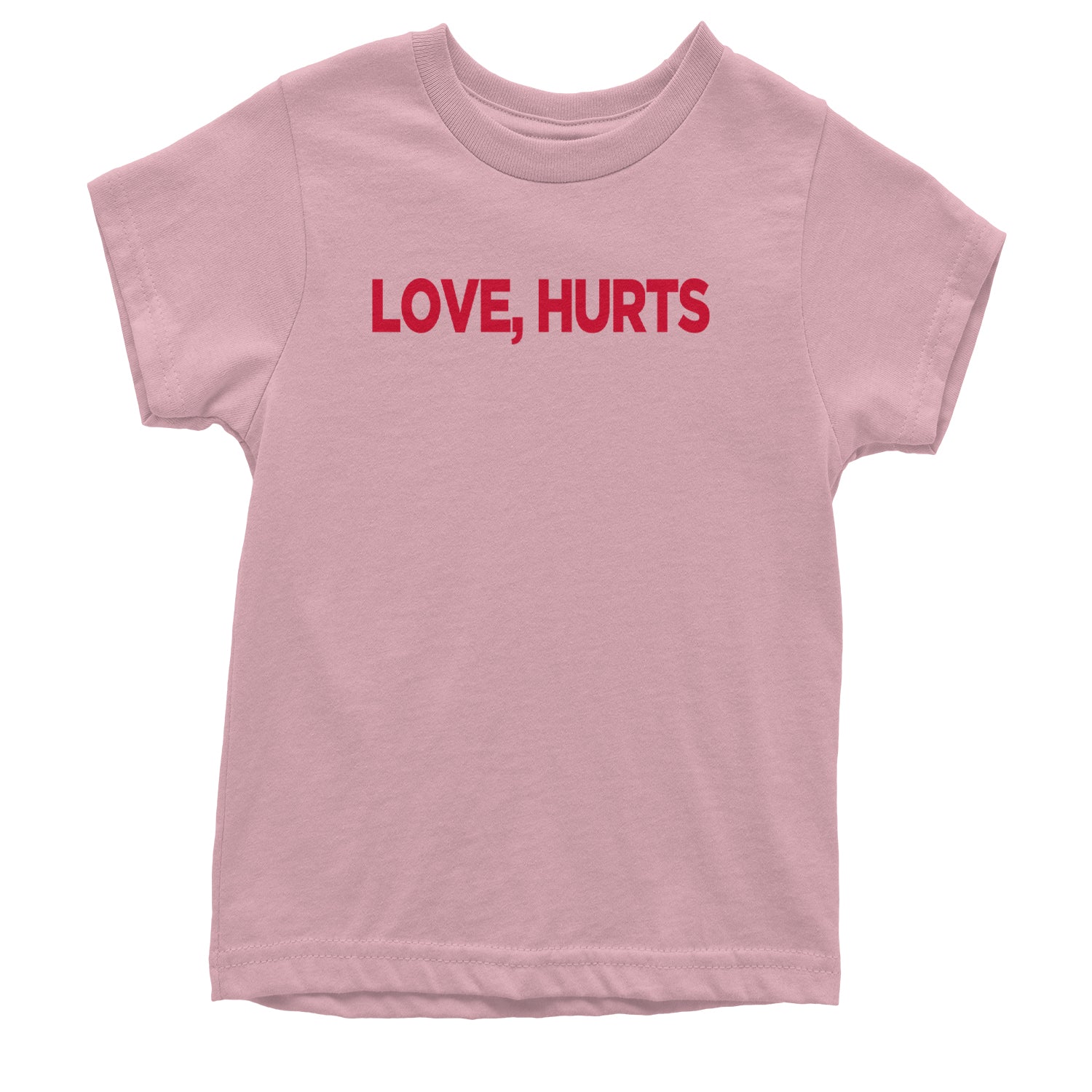 Love Hurts Youth T-shirt Light Pink