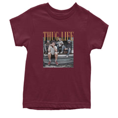 Golden Girls Thug Life Street Youth T-shirt Maroon