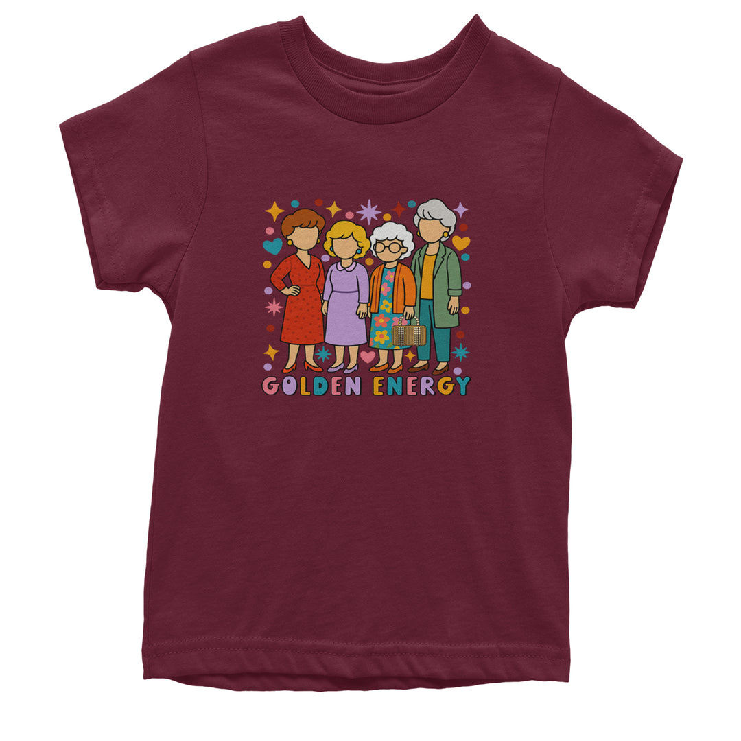 Golden Forever Golden Girls Youth T-shirt Maroon