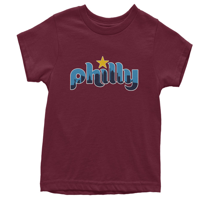 Skyline Philly Philadelphia Youth T-shirt