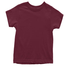 Basics - Pure &amp; Simple Blank Apparel Youth T-shirt Maroon