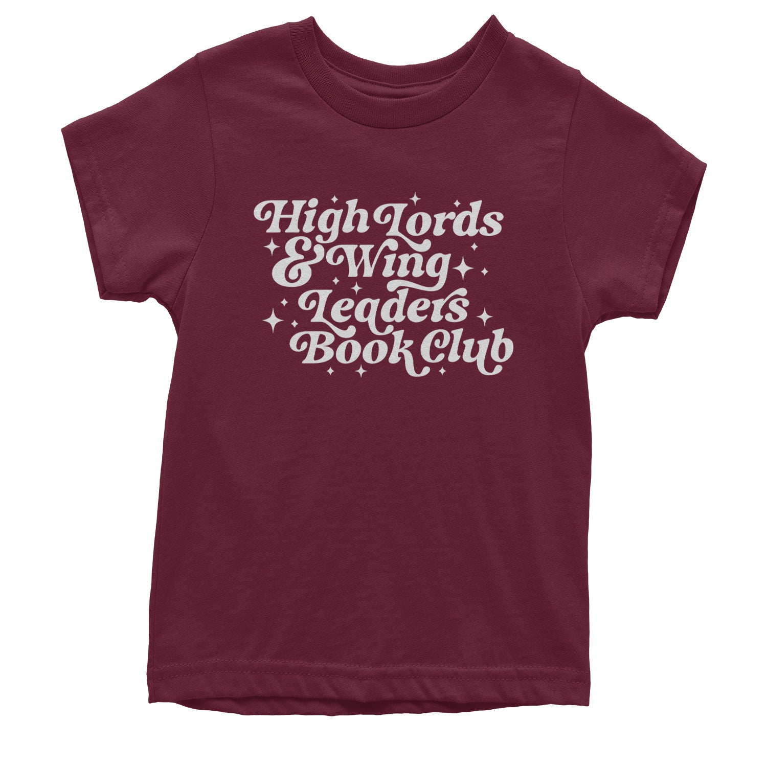 High Lords and Wingleaders Club Romantasy Youth T-shirt Maroon