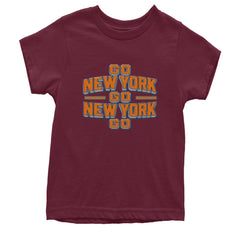 Go New York Go Basketball Youth T-shirt Maroon