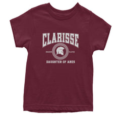 Clarisse Daughter of Ares Battle Ready Youth T-shirt Maroon