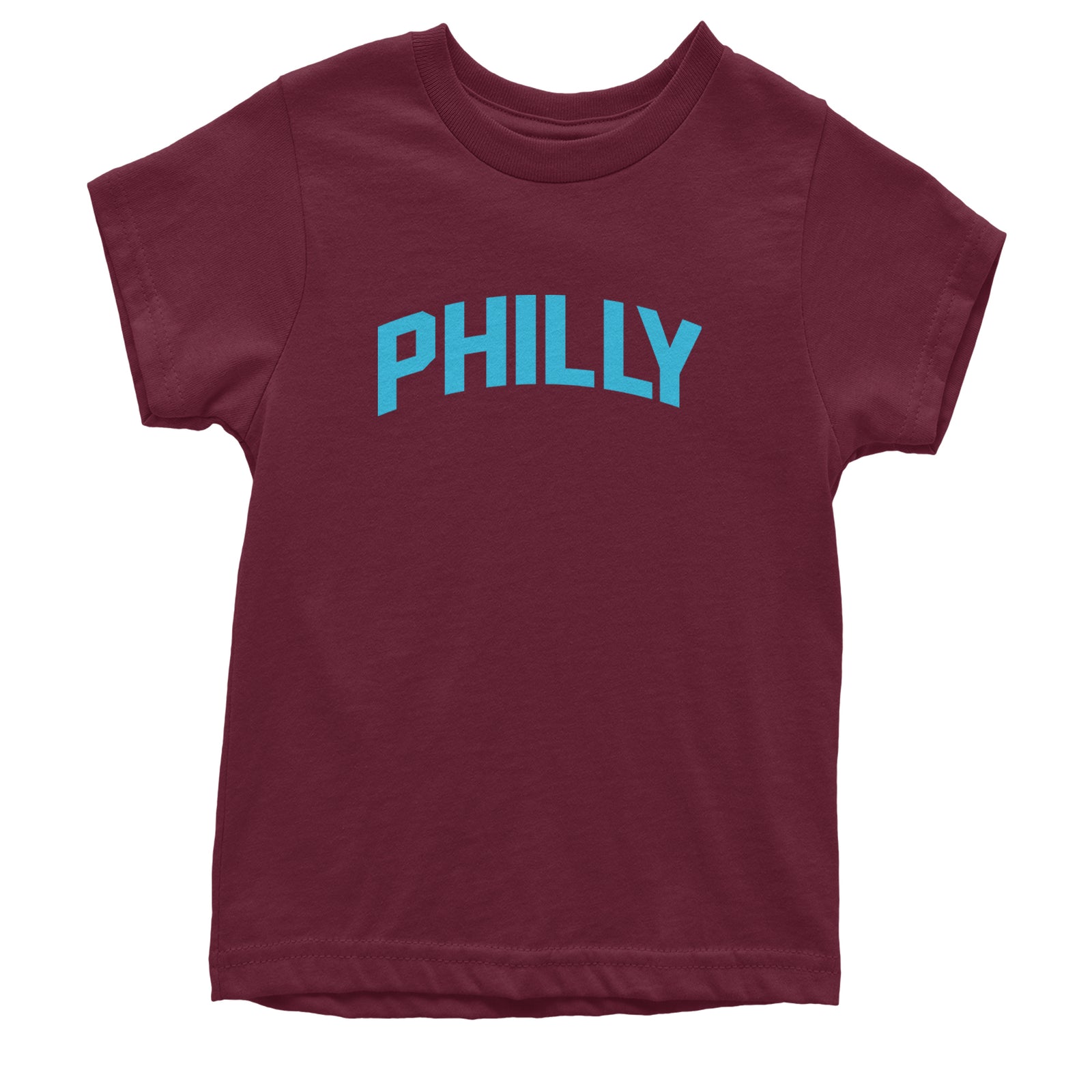 Philly Philadelphia Pride Youth T-shirt Maroon
