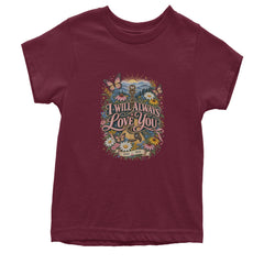 I Will Always Love You Dolly Youth T-shirt Maroon