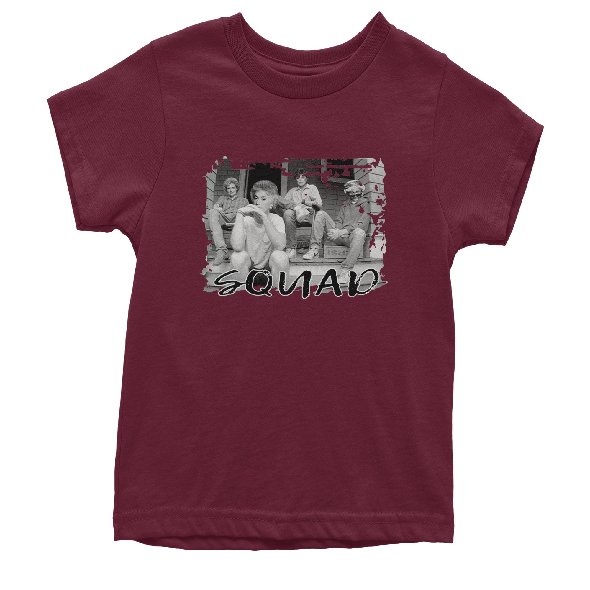 Squad Golden Girls Youth T-shirt Maroon