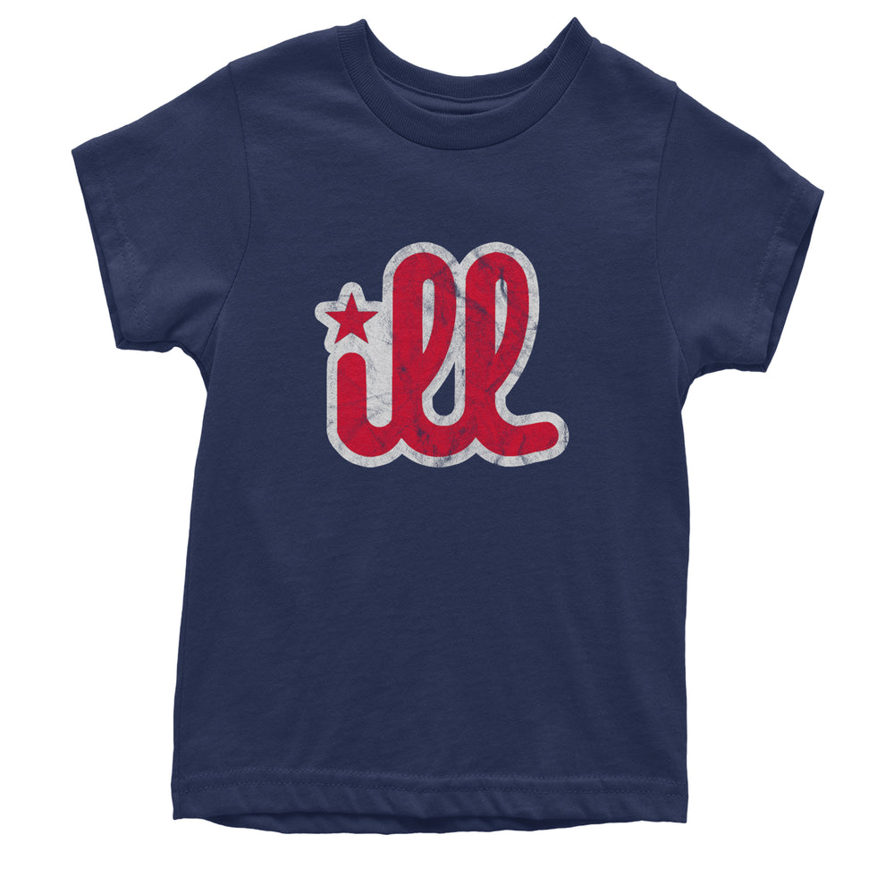 ILL Vintage It's A Philly Thing Youth T-shirt Navy Blue