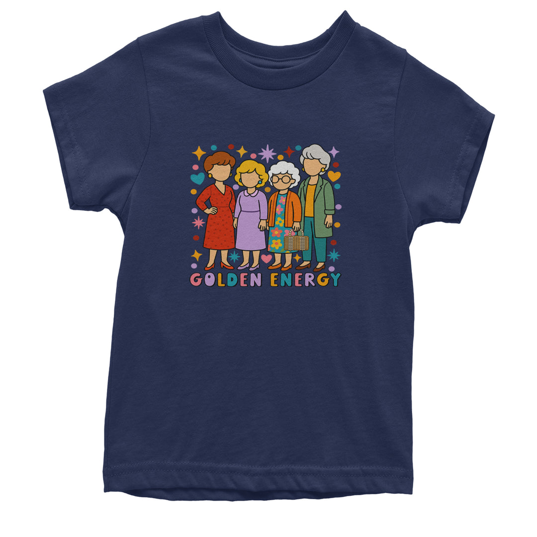 Golden Forever Golden Girls Youth T-shirt Navy Blue