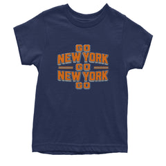 Go New York Go Basketball Youth T-shirt Navy Blue