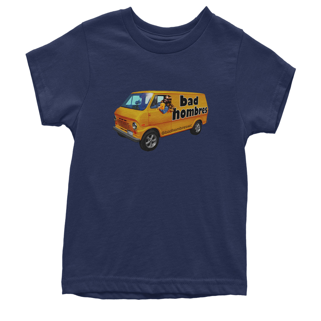 Bad Hombres Van West Chester Band Youth T-shirt Navy Blue