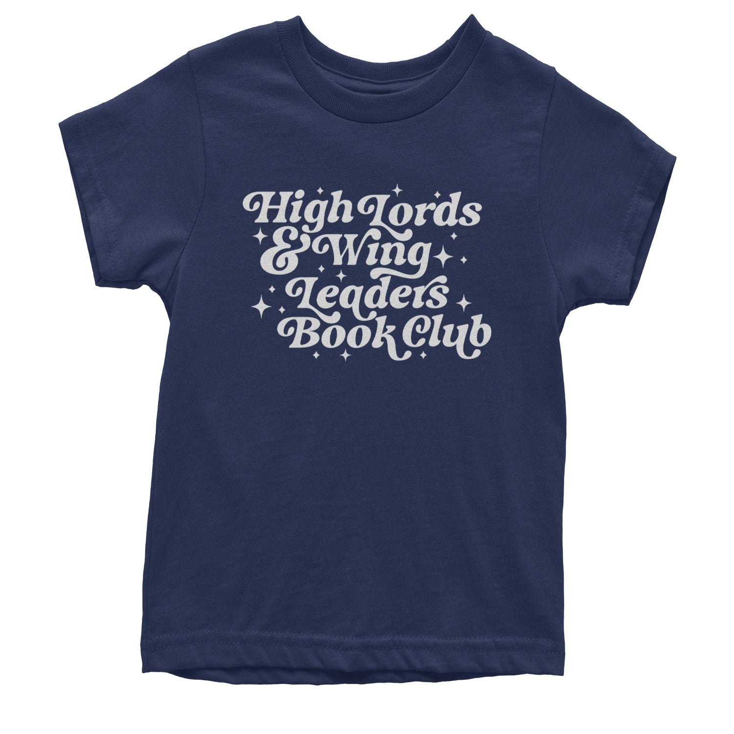 High Lords and Wingleaders Club Romantasy Youth T-shirt Navy Blue