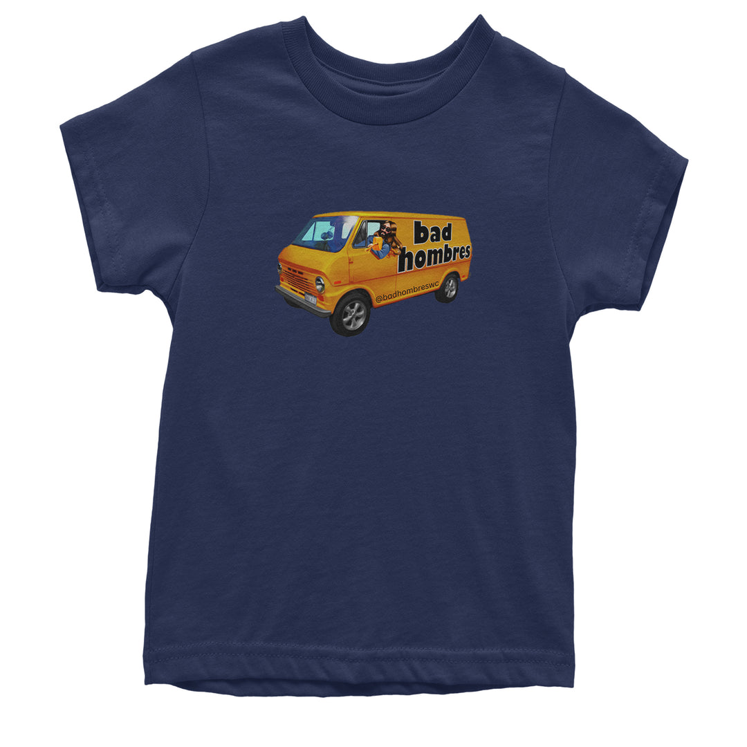 Bad Hombres Van West Chester Band Youth T-shirt Navy Blue