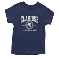 Clarisse Daughter of Ares Battle Ready Youth T-shirt Navy Blue