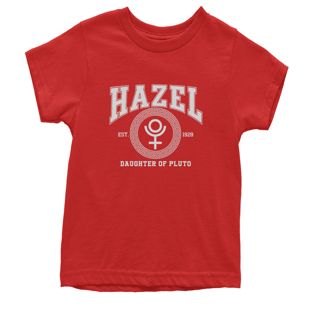 Hazel Daughter of Pluto Roman Gold Youth T-shirt Red