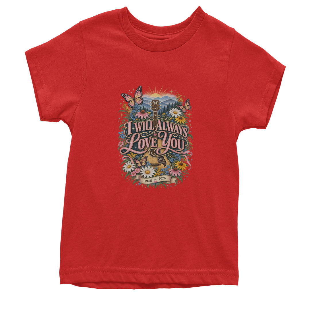 I Will Always Love You Dolly Youth T-shirt Red